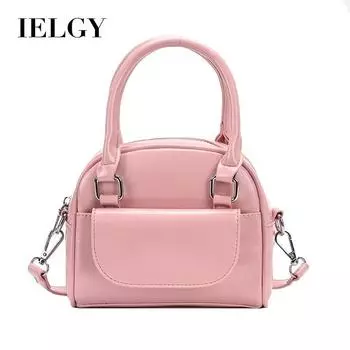 IELGY Женская красная сумка, модная и иностранная универсальная сумка-мессенджер небольшого размера квадратной формы чёрный