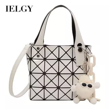 IELGY Женская модная переносная сумка через плечо, сумка-мессенджер с цепочкой из бриллиантов чёрный