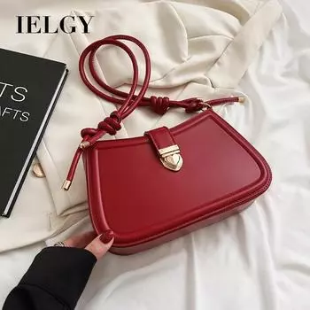 IELGY Женская модная свадебная сумка, универсальная маленькая квадратная сумка через плечо большой вместимости. красный