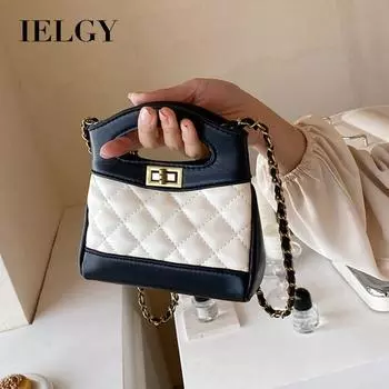 IELGY Женская ручная сумка для губной помады через плечо через плечо чёрный