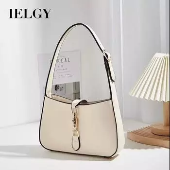 IELGY Женская сумка через плечо подмышками, модная универсальная женская сумка премиум-класса, черная чёрный