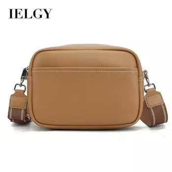 IELGY Женская сумка для фотокамеры, большая вместительная сумка через плечо, маленькая квадратная сумка бежевый