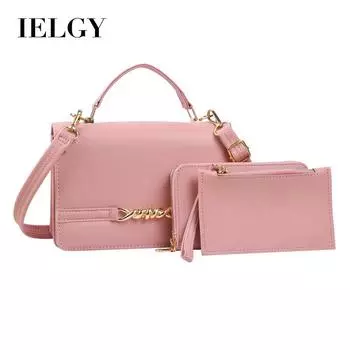 IELGY Женская сумка для матери и ребенка, атмосферный комплект из трех предметов, ручная женская сумка с косым пролетом на одно плечо