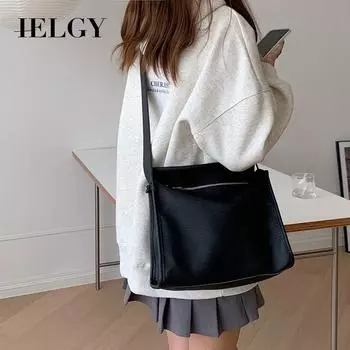 IELGY Женская сумка из ПУ, широкополосная сумка-мессенджер, простая и универсальная сумка-мессенджер, для поездок на работу белый