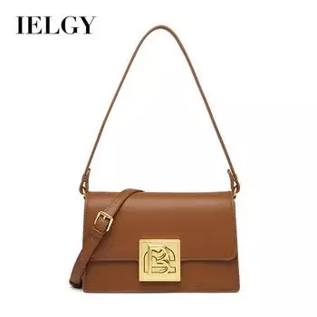 IELGY Женская сумка-мессенджер, универсальная однотонная маленькая квадратная сумка на плечо. красный