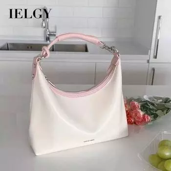IELGY Женская сумка-тоут большого объема, сумка-мессенджер через плечо для поездок на работу и обратно белый