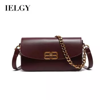 IELGY Женская текстурированная универсальная квадратная сумка-мессенджер в стиле ретро