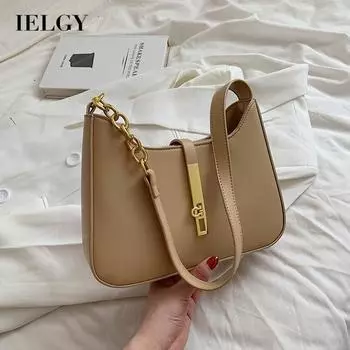 IELGY женская универсальная сумка-мессенджер модная сумка на одно плечо подмышками чёрный