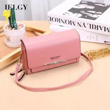 IELGY Женский многофункциональный кошелек средней длины в корейском стиле большой емкости красный