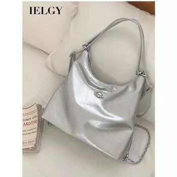 IELGY Женский рюкзак, модная сумка-ведро на цепочке, большая вместительная сумка для учеников в классе.