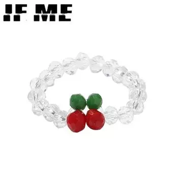 IF ME милые летние корейские красочные смоляные прозрачные бусины с бабочками и цветами, кольца для женщин, вечерние ювелирные изделия для отдыха, подарки 5374901