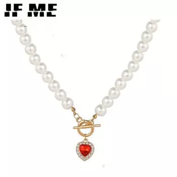 IF ME модное многослойное ожерелье с подвеской в виде сердца и змеи для женщин, Золотая цепочка с бабочкой, ожерелья, колье, подарки, ювелирные изделия 5431601