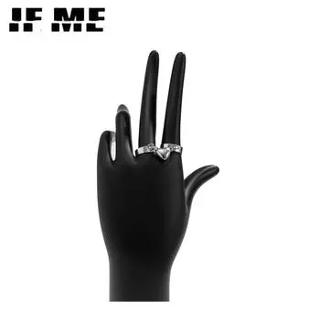 IF ME модные кольца для пар, набор магнитных колец в форме сердца для женщин, ювелирные аксессуары