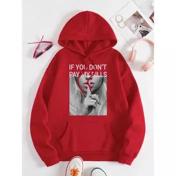 If You Don T Pay My Bills Men Women Hoodie Autumn Loose Hoodies Crewneck Pullover Sweatshirt Vintage Fleece Couple Sportswear S
