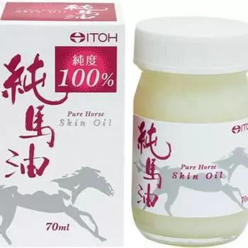 Ifuji Kanpo Фармацевтическое масло для кожи, чистое лошадиное масло, 70 мл