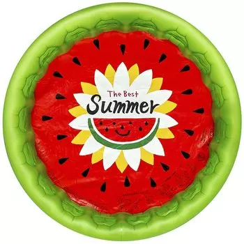 Igarashi Watermelon Pool 105 x 25 cm 1 chamber Small Approx. (inflated size) PLA-105SV GR/RD