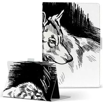 igcase Fire HD 8 выпущен в специальном чехле для ноутбука с чехлом прямого склеивания Animal Wolf 011450 (8-е поколение, 2018)