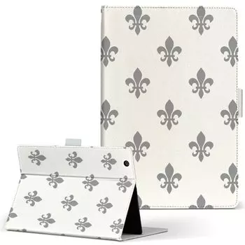 igcase Fire HD 8 выпущен в специальном чехле для ноутбука с чехлом прямого склеивания Серый Серый узор Белый 007897 (8-е поколение, 2018)