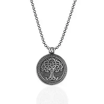 Иггдрасиль - Серебряное ожерелье ручной работы - Древо Жизни