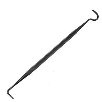 Игла для чистки нейлоновой трубчатой щетки, двухсторонний крючок для нейлоновой трубчатой щетки