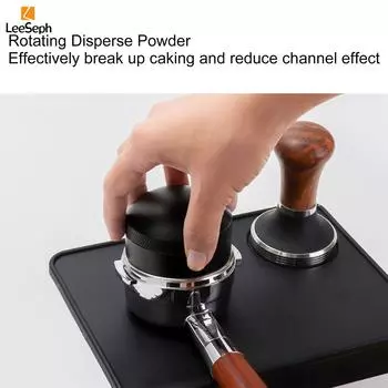 Игла для кофейной пудры Leeseph, 51/53/58 мм, ручная регулируемая глубина размешивания кофе с основанием, для дома, кухни, бара, кафе
