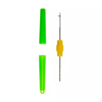 Игла для наживки карповый крючок для наживки червей аксессуары для оборудования зелёный