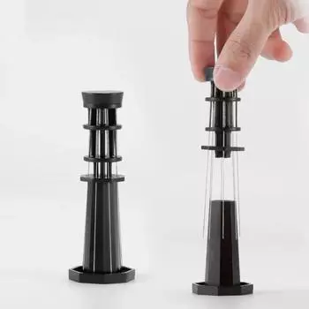 Игла для размешивания кофе из АБС-пластика, 8 игл, диспергатор для кофейных блоков, мешалка для эспрессо-порошка с основанием, аксессуары для бариста