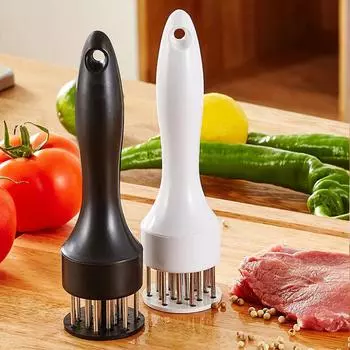 Игла для размягчения мяса из нержавеющей стали Walfos, кухонные инструменты для свинины и говядины белый