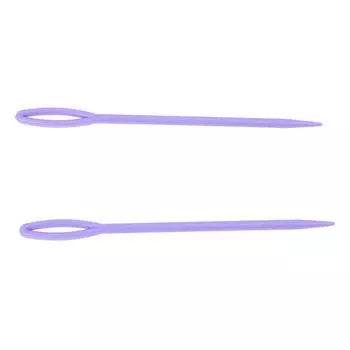 Игла для шитья Пластиковые инструменты 6 Нитки для плетения 2 размера разноцветный