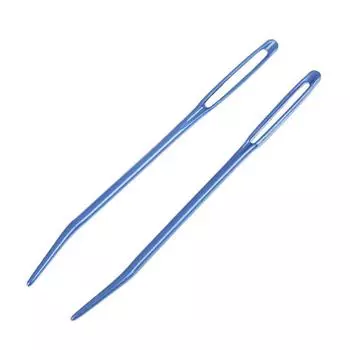 Игла для сшивания вязаный изделий синий