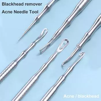 Игла для удаления прыщей и угрей, иглы для очистки пор, инструмент для удаления прыщей 01