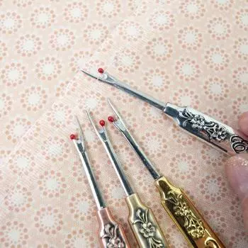 Игла для удаления стежков, DIY ремесло, вспарыватель для поперечных швов, высококачественные ретро-вспарыватели для швов
