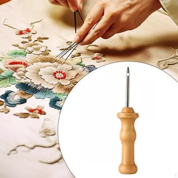 Игла для удара, инструмент для вышивания, деревянное вязание, сделай сам, для начинающих, приклеивание ковров