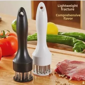 Игла-инструмент из нержавеющей стали для размягчения мяса свинины, курицы, стейков, свиной кожи и многого другого 16 pins white (thick box)