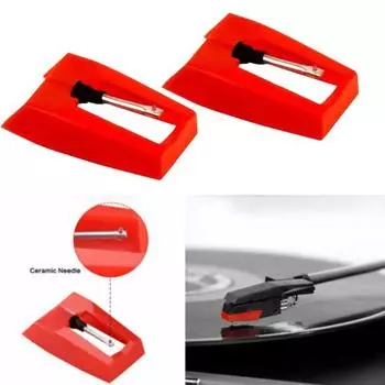 Иглы для проигрывателя Yousheng, сменные иглы для проигрывателя пластинок, портативный стилус, широко совместимые, простые в использовании иглы для проигрывателя пластинок 1pc