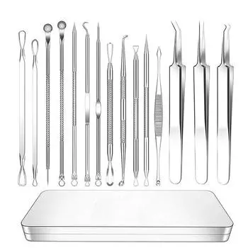 иглы для удаления прыщей, черных точек, очиститель черных точек, очиститель пор, инструмент для глубокого очищения, инструмент для ухода за кожей лица