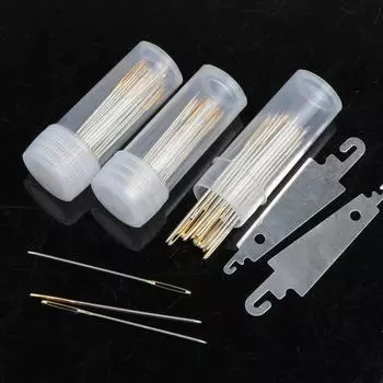 Иглы для вышивки крестом с золотым хвостом, тупые иглы для вышивки крестом, инструменты для вышивки крестом, 30 шт.