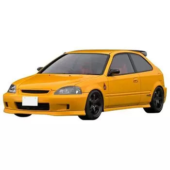 ignition model 1/18 INITIAL D Honda CIVIC (EK9) Type R Yellow Finished product