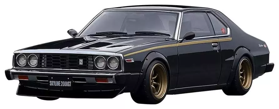 ignition model 1/18 Nissan Skyline 2000 GT-ES (С210) Черный готовый продукт