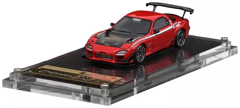 модель зажигания FEED Demon King Red Готовый продукт IG2725 1/64 RX-7 (ФД3С) красный