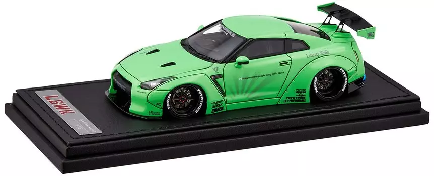 ignition model Green Metallic finished product 1/43 LB-WORKS GT-R (R35)