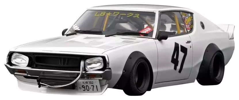 ignition model Kenmeri 2Dr White finished product 1/18 LB-WORKS