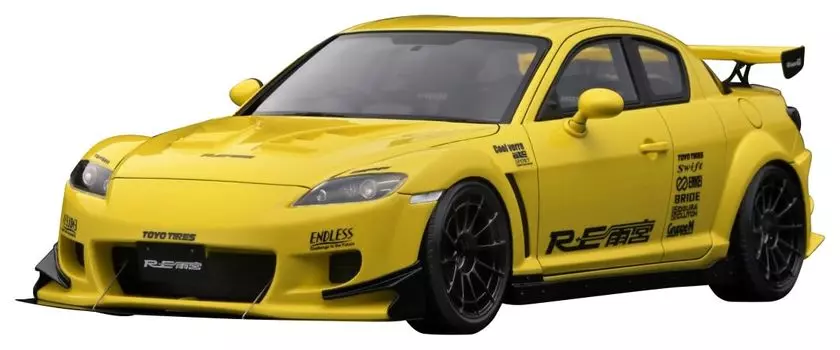 ignition model Mazda RE Amemiya Yellow finished product 1/18 RX-8 (SE3P)
