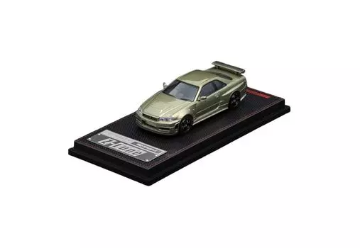 ignition model Nismo R34 Green Metallic finished product 1/64 GT-R Z-tune зелёный