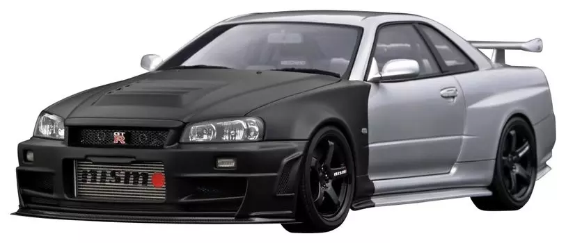 модель зажигания Nismo R34 Тест 2004 Suzuka готовый продукт 1/18 GT-R Z-tune