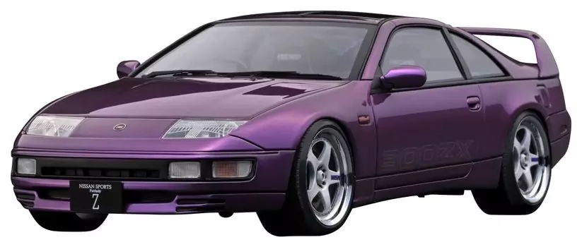 ignition model Nissan Fairlady Z 2by2 Purple Completed product 1/18 (Z32) (1/18 Scale)