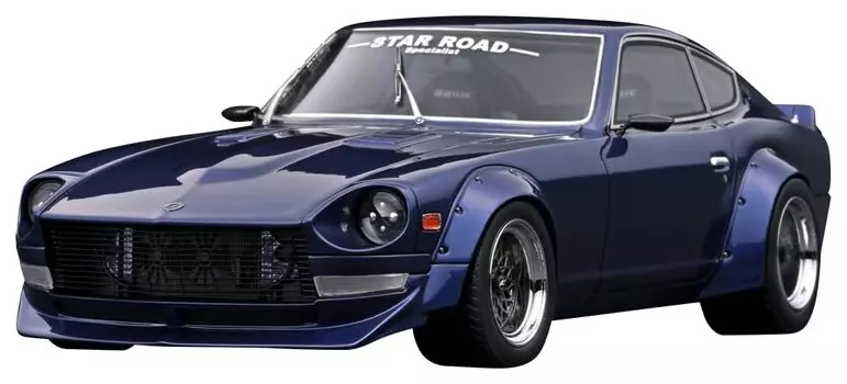 ignition model Nissan Fairlady Z STAR ROAD Blue Completed product 1/18 (S30) (1/18 Scale)