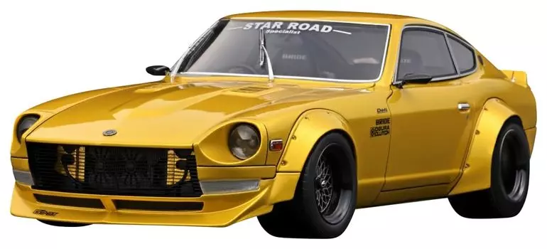 ignition model Nissan Fairlady Z STAR ROAD Yellow Metallic finished product 1/18 (S30)