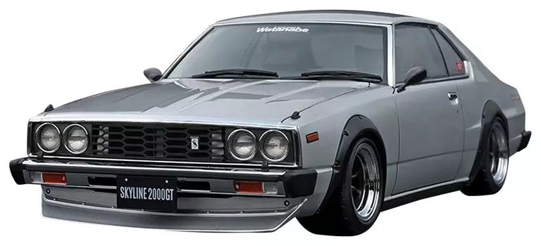 ignition model Nissan Skyline 2000 Silver finished product 1/18 GT-ES (C210)