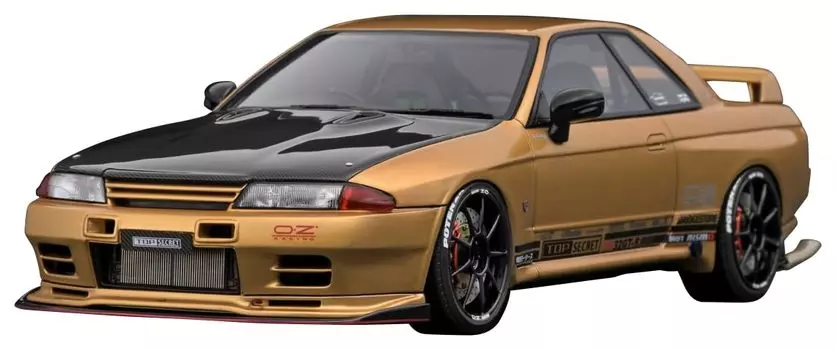 ignition model TOP SECRET Gold finished product 1/18 GT-R (VR32)